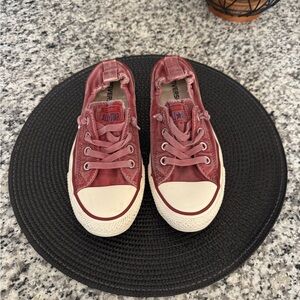Converse All Star Burgundy Slip-On Shoes